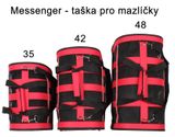Messenger 48 taška pre miláčikov čierna varianta 40254