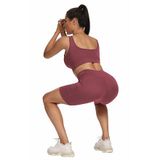Yoga Sporty krátke športové legíny červená veľkosť oblečenia L