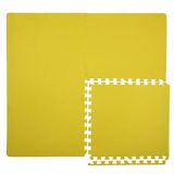 Colored Puzzle fitness podložka žltá balenie 4 ks
