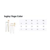 Yoga Color športové legíny ružová veľkosť oblečenia S