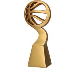 Kosárlabda figura arany 23cm