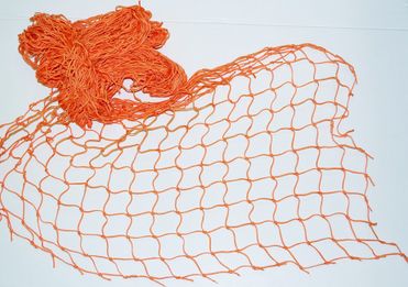 Dekorációs háló 1x5m,10 cm szem, 2mm narancssárga
