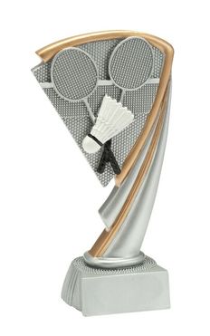 Öntött tollaslabda trófea 14,5cm