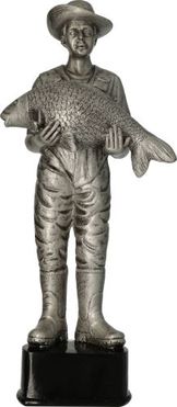 Öntött halász trófea 30cm