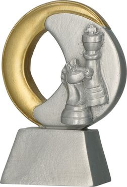 Öntött sakk figura 11 cm