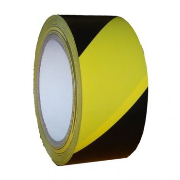 Padlójelölő szalag PVC sárga - fekete