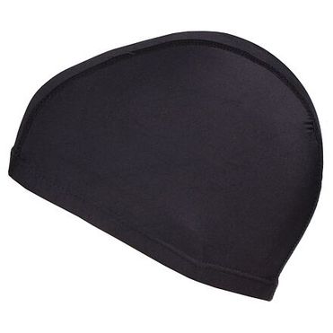 Polyester Cap plavecká čiapka čierna balenie 1 ks