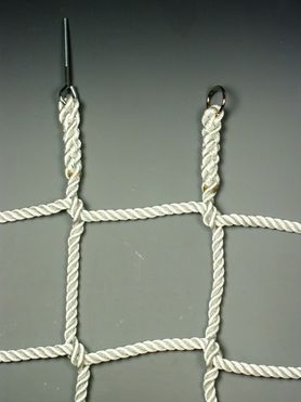 mászóháló PA kötélből 25 cm lyuk