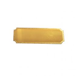 Serlegtábla arany - kicsi 17x50 mm