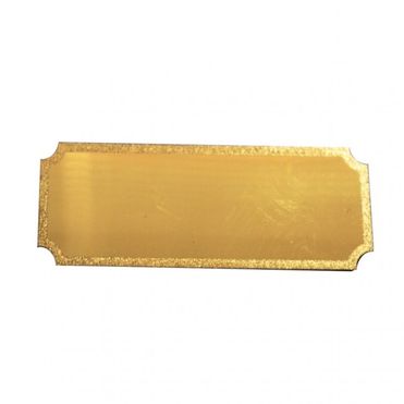 Serlegtábla arany - közepes 24x62mm