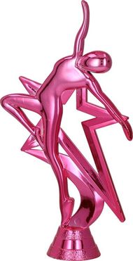 Tánc figura rózsaszín 16,5 cm