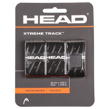 XtremeTrack overgrip omotávka tl. 0,6 mm čierna balenie 3 ks